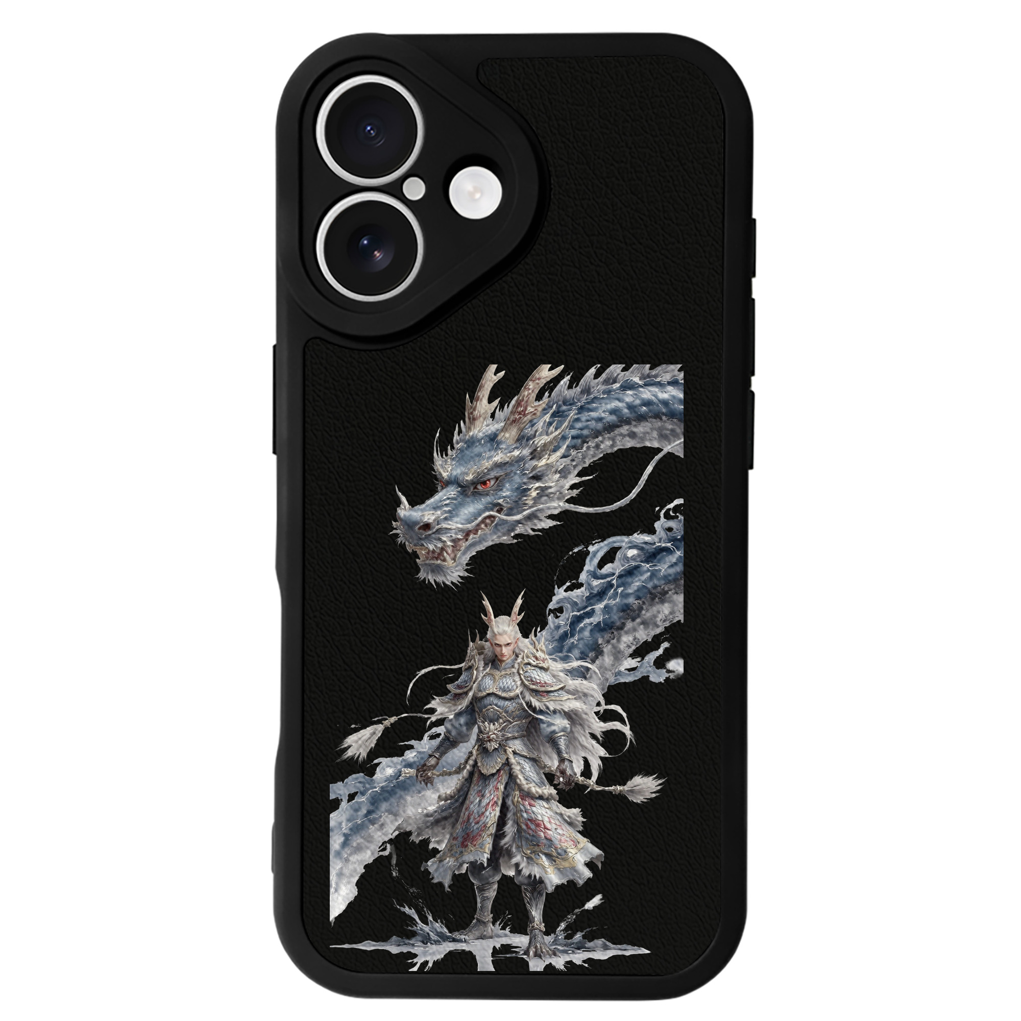 （画像用） Ne Zha 2 ナタ 魔童の大暴れ 【iPhone 16シリーズ対応】シリコンスマホケース（レザー調） 材質：シリコン